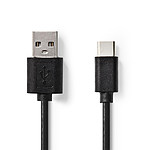 Nedis USB-C / USB-A cable - 1 m (Black)