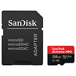 SanDisk Extreme PRO microSDXC UHS-I U3 128 GB + Adaptador SD